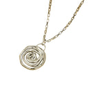 Rosette Necklace - Silver