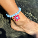 Kat Collar Anklet - Baby Blue