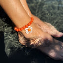 Kat Collar Anklet - Orange