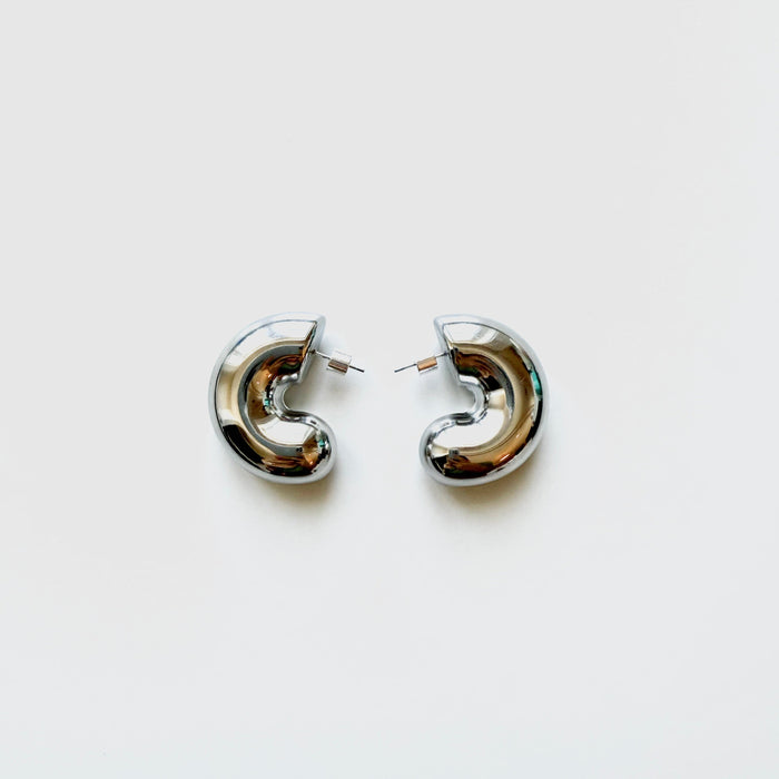Luna Earrings - Silver