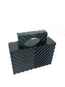 Victoria Handle Clutch - Forest Black