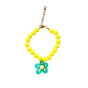 Kat Collar Anklet - Yellow