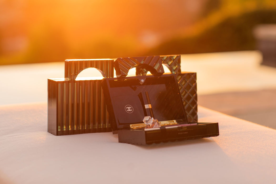 Gemma Handle Clutch - Forest Black