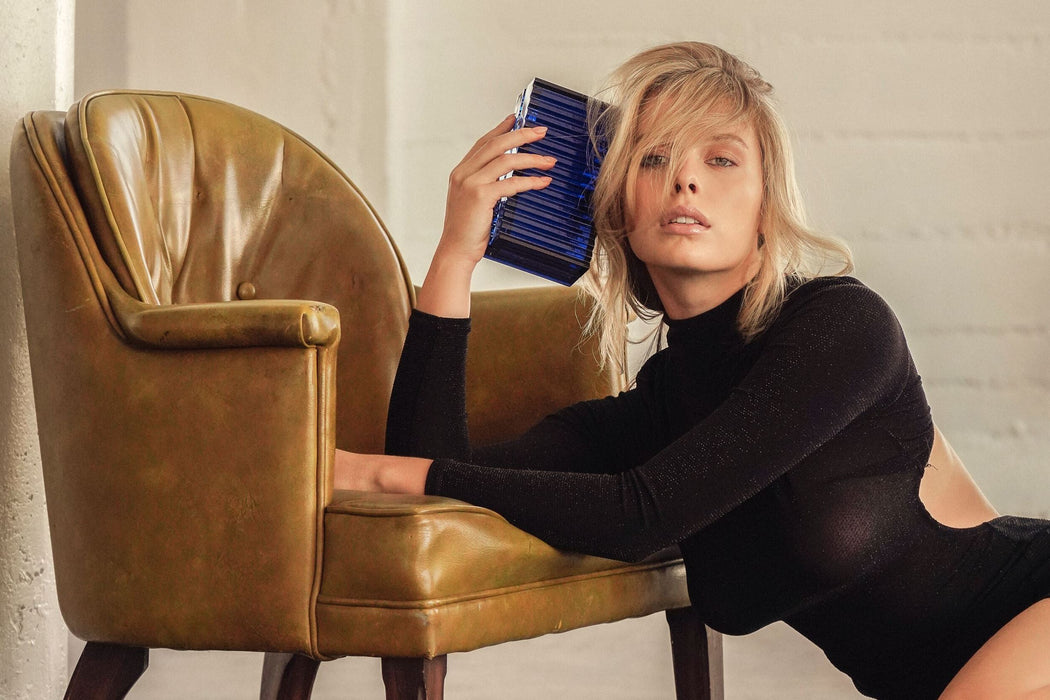 Sima Clutch - Indigo