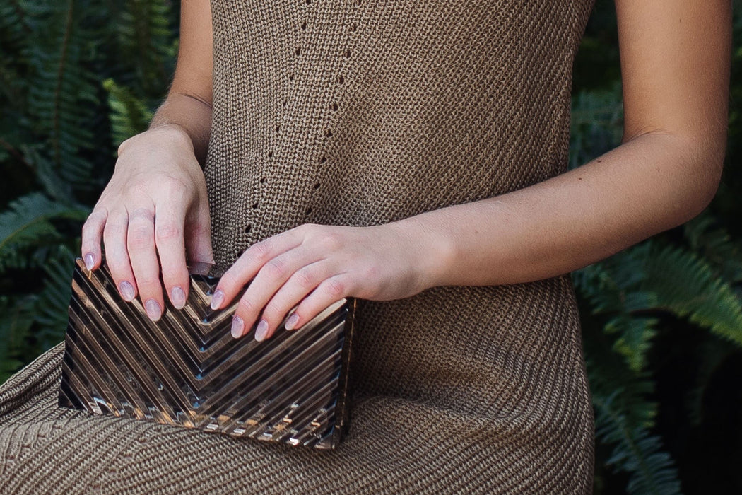 Victoria Clutch - Tobacco