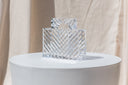 Victoria Handle Clutch - Crystal