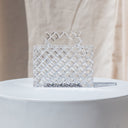 Gemma Handle Clutch - Crystal