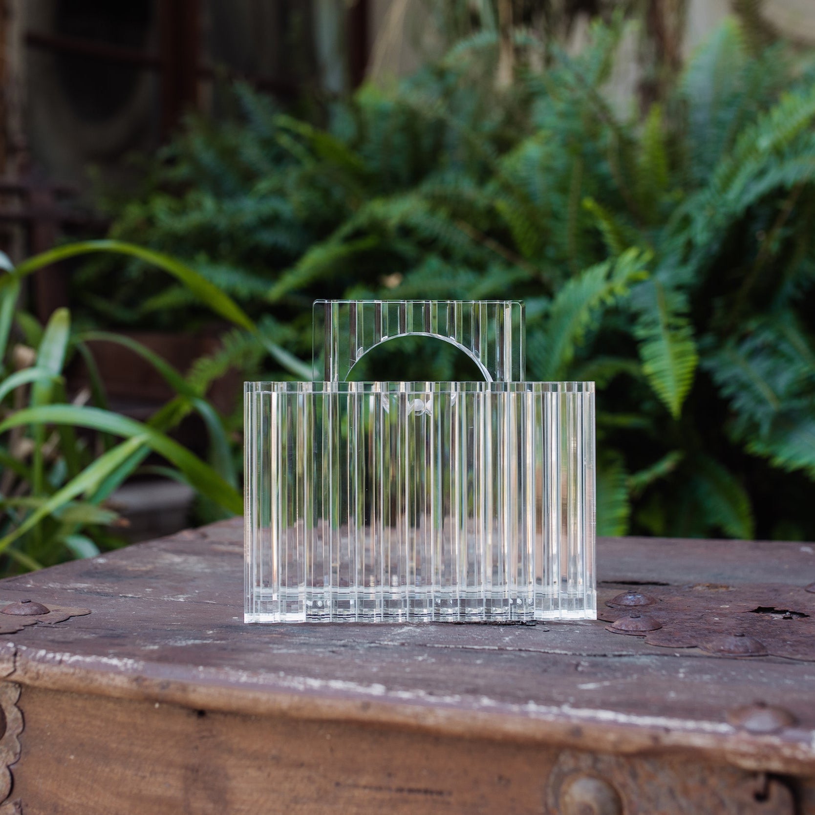 The Sima Handle Clutch | Crystal – LALA LÉXA