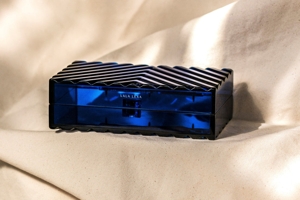 Victoria Clutch - Indigo
